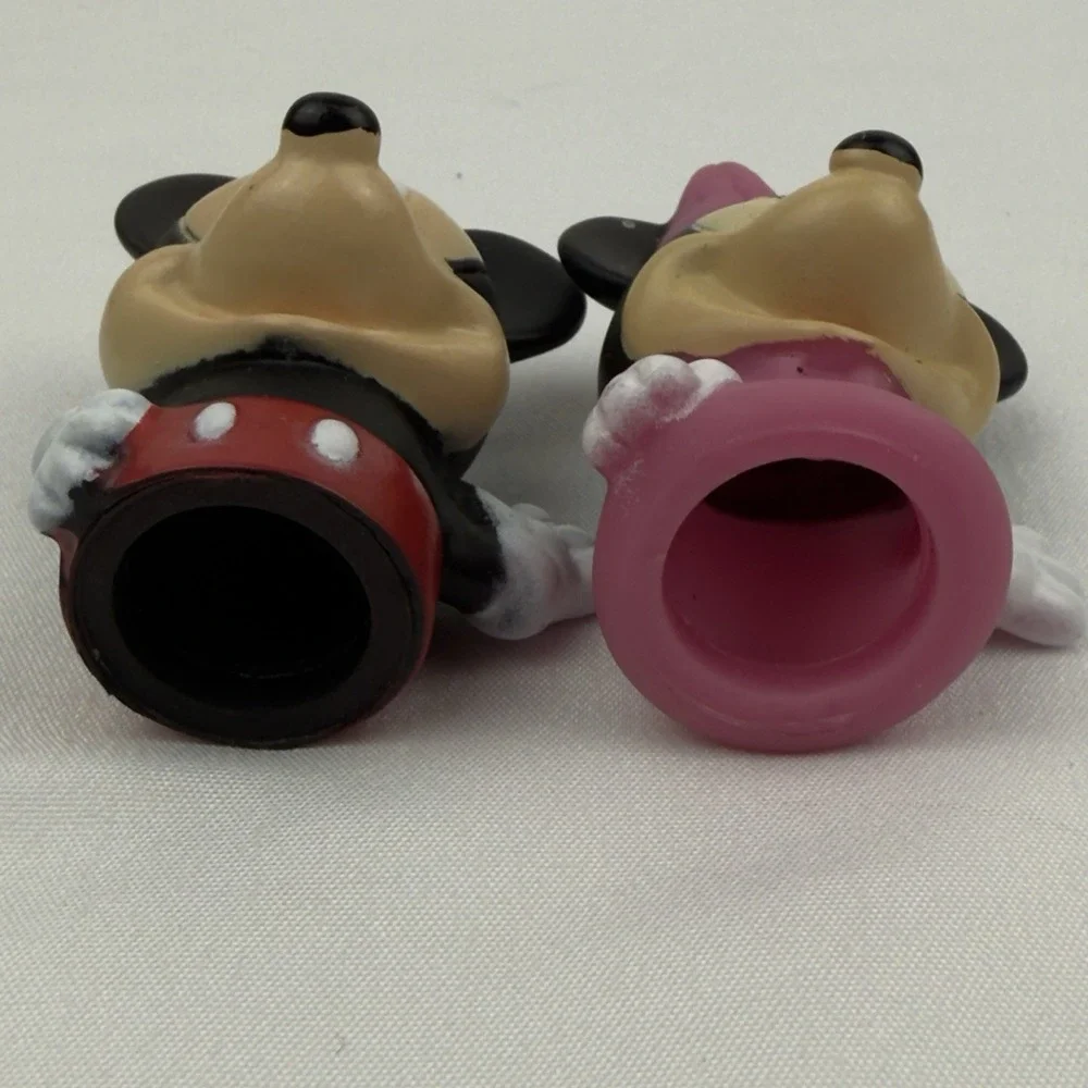 Disney Finger Puppets Lot Mickey Minnie Goofy Pluto Pete PVC Cake Toppers